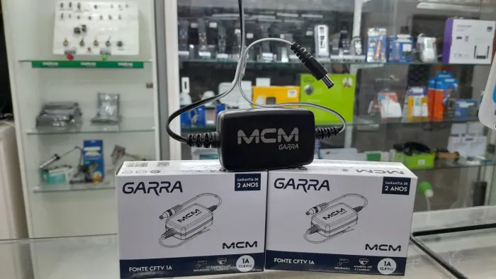 Fonte CFTV 1A MCM Garra - Segurança para suas câmeras!