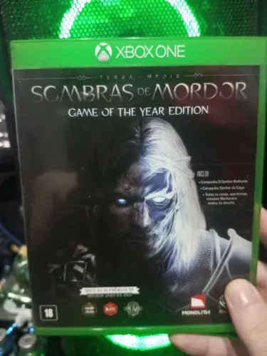 Shadow of mordor game of The year edition jogo Xbox one series x xone game sombras de 