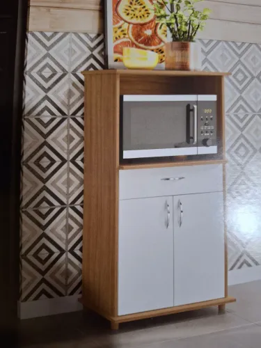 Armário de Cozinha com Micro-ondas