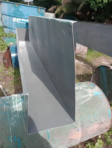 Calhas /telhado em fibra de vidro 