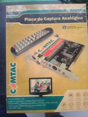 Placa de Captura Analógica Comtac TV & Capture