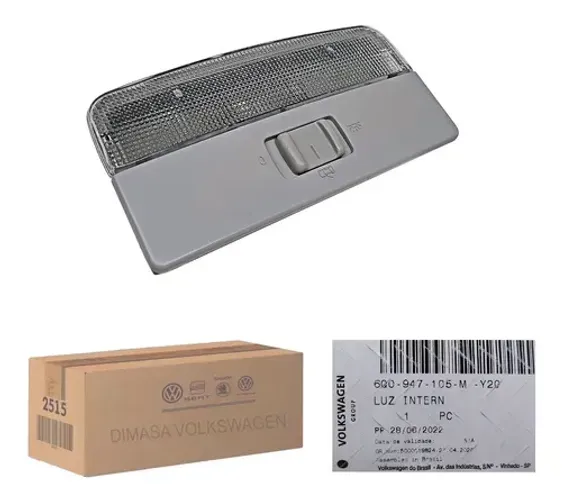 Lanterna De Teto Gol Fox Polo Up! Amarok Jetta Original Vw