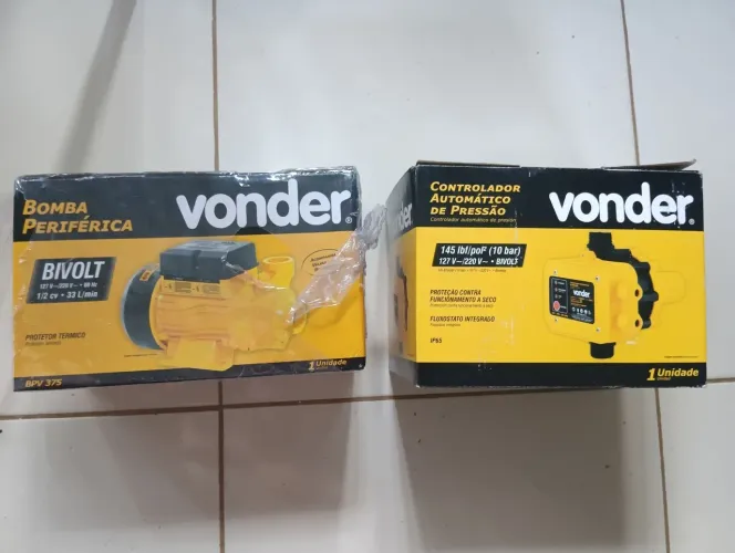 Bomba Periférica e Controlador Automático Vonder