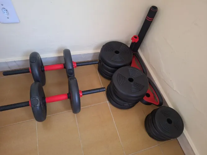 Kit pesos 40kg novo