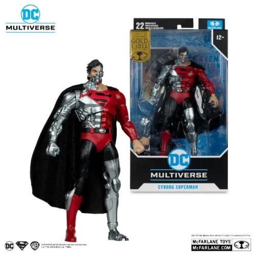 McFarlane Cyborg Superman (A Vingança dos Lanternas Verdes) DC Multiverse Vermelho