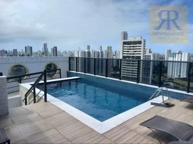 Studio com 1 dormitório para alugar, 30 m² por R$ 2.500,00/mês - Casa Forte - Recife/PE