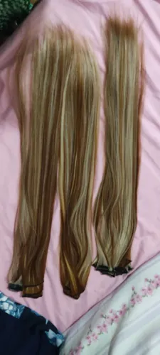 Extensão de cabelo com presilhas