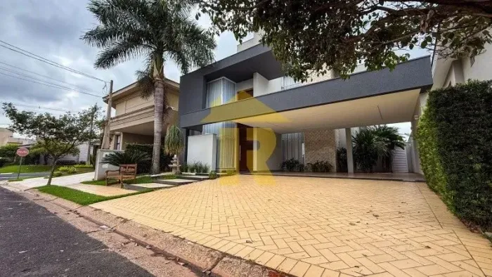 Casa de luxo em condomínio no Parque Residencial Damha V, São José do Rio Preto-SP: 4 quar