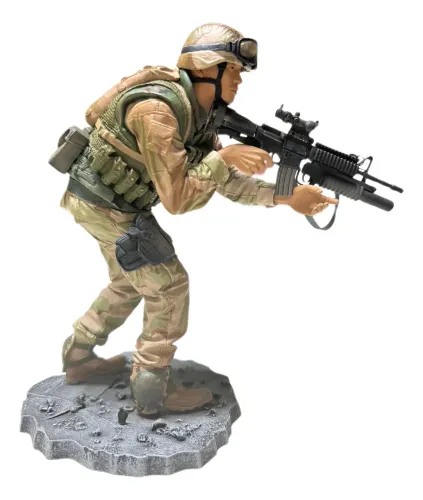 Mcfarlane Army Desert Infantry Grednadier.