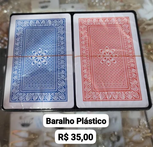 Baralho Plástico - R$35,00