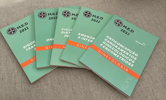 Completa coleção 5 apostilas de especialidades Médicas De ginecologia 2020