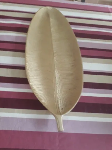 folhas de resina douradas para decoração residencial ou profissional