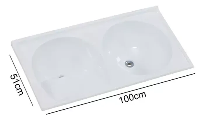 Tanque Standart Duplo com 100 x 51cm Varias Cores