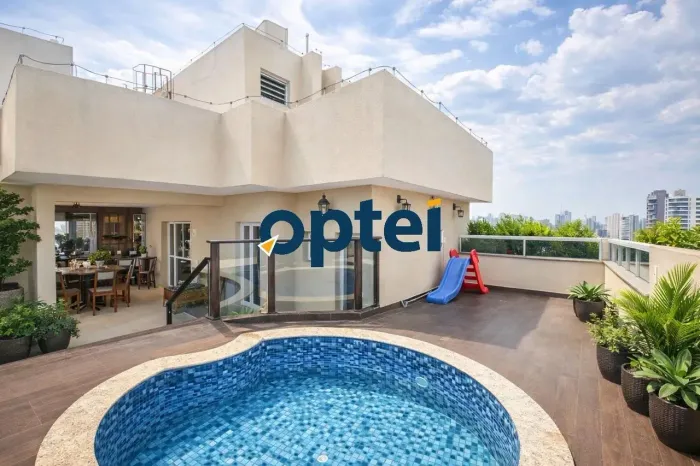 Cobertura Duplex Exclusiva de 256m2 de 4 dorms (3 suítes), 3 vagas com piscina privativa e