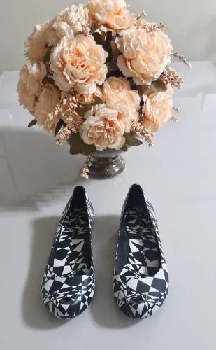 Sapatilha Melissa Geometric Print