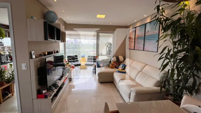Apartamento Padrão com de 110m², 3 Dormitórios com 2 Suítes e 2 vagas - Condomínio Edifíci