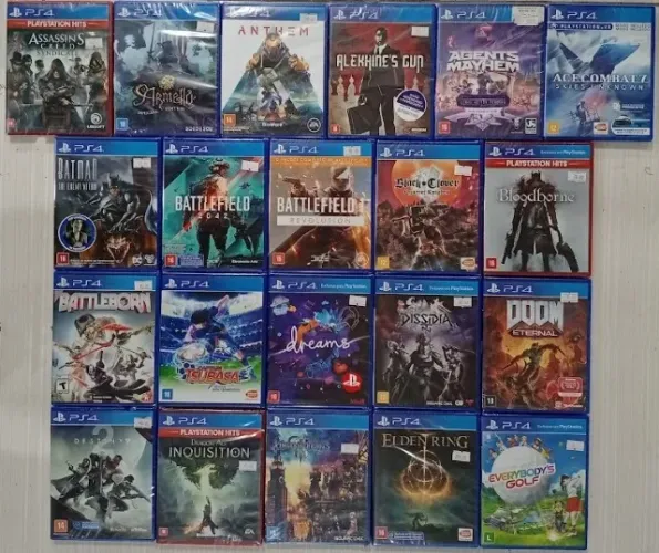 JOGO PS 4 NOVO LACRADO  PREÇOS NA DESCRIÇÃO Descrever Na Compra o Jogo Escolhido