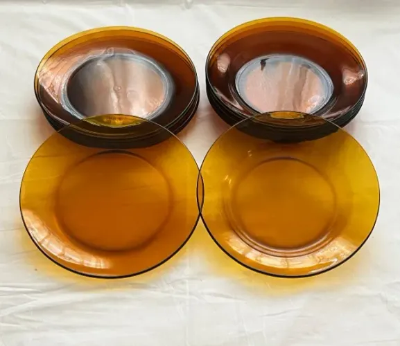 Louça Duralex âmbar