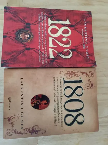 Livros 1808 e 1822 - Laurentino Gomes