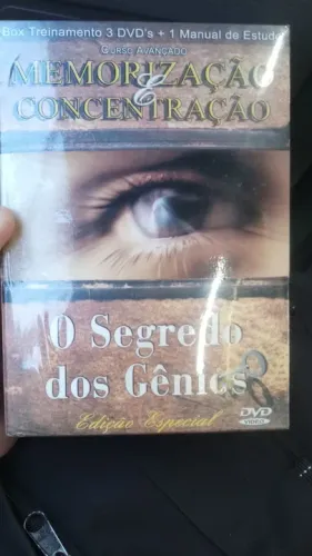 Box Treinamento Memorização e Concentração - 3 DVDs + 1 Manual