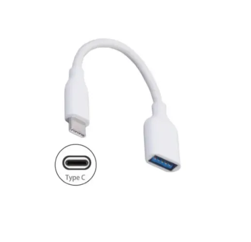 Cabo Adaptador Otg Tipo C Pendrive para Celular Tablet Usb Fêmea