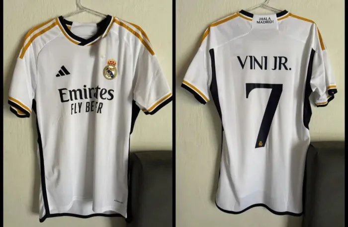 Camisa Real Madrid Vinicius Jr. - Tamanho M