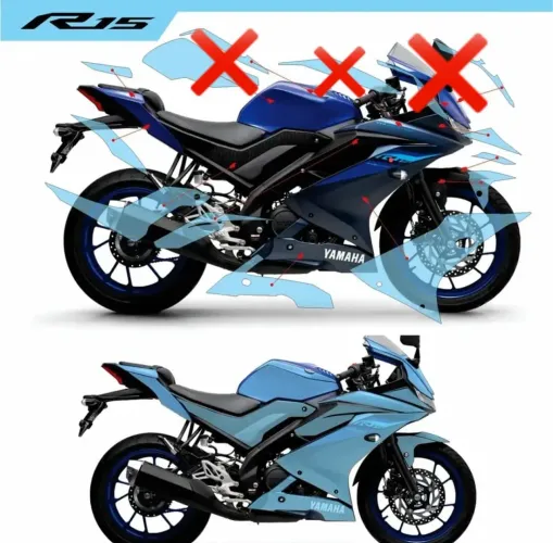 Adesivo PPF R15 fosca