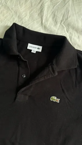 Camisa Polo Lacoste Masculina Preta - Estado de Nova