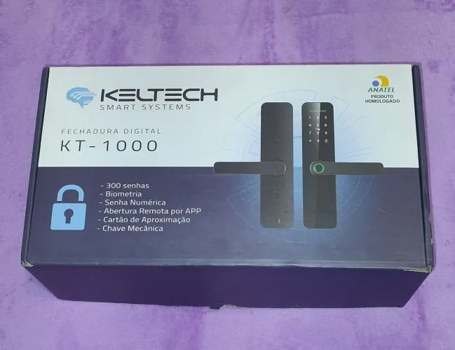 Fechadura Digital Biométrica Keltech KT-1000 - NOVA