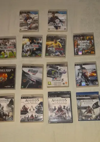 Jogos ps3 todos dvds bons Frete gratis + Link Fc 26 + Fifa 25