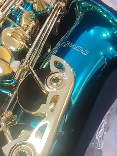 R$ 1.254,00 Sax Alto VEDO Original Novo Lacrado BLUE Golden OLXPAY Nota Fiscal Garantia