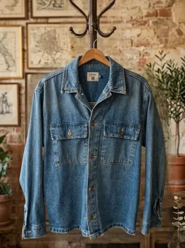 Jaqueta Jeans oversized 