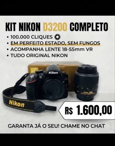 Máquina fotográfica digital Nikon