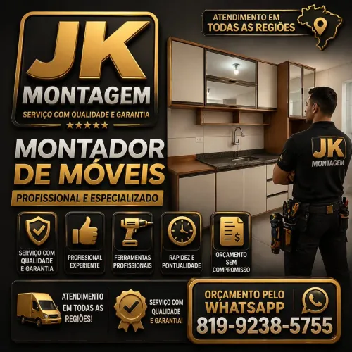 Montador de móveis peixinhos água fria graças