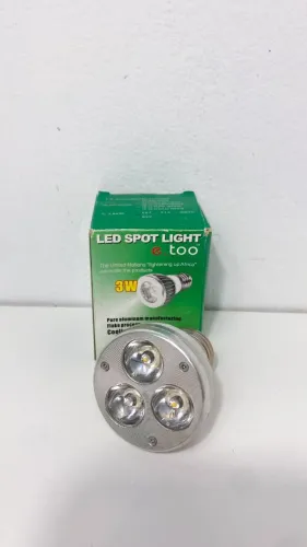 KIT 30 Lâmpada Led Spot light 3W Amarela
