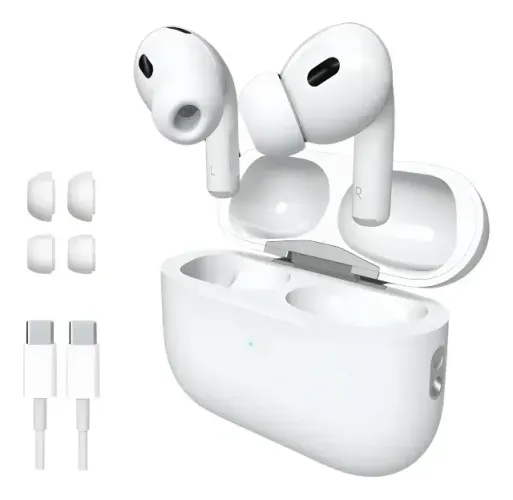 Fone Bluetooth Compatível Airpods Pro 2 Geração Full Branco