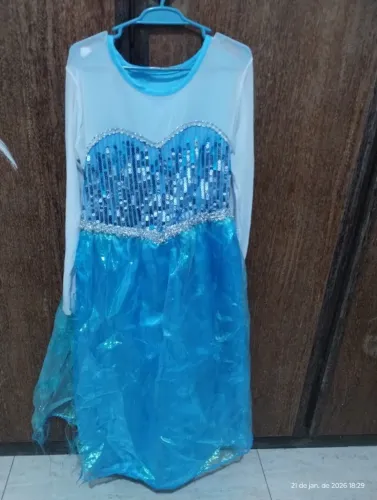 Fantasia Elsa - 3/4 anos