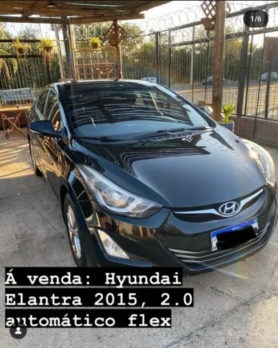 Hyundai Elantra GLS 2.0 16V Flex Aut. 2015
