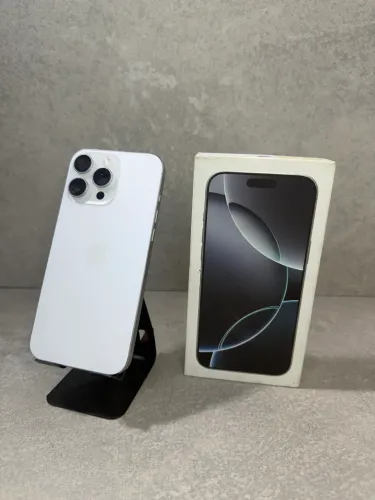 iPhone 16 Pro Max 256GB Branco Open Box Completo na Caixa