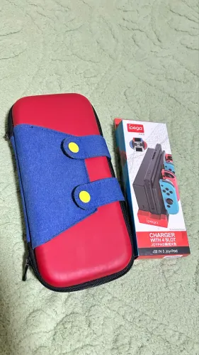 Case e adaptador para carregamento de joycon - Nintendo Switch