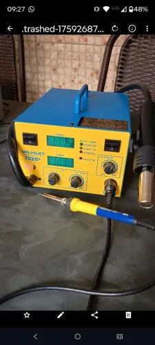Estação De Solda e retrabalho Yaxun 702b+ 480w Ar Quente 110v