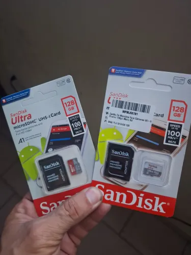 VENDO CARTÂO DE MEMORIA DE 128 GB BAIXOU O PREÇO