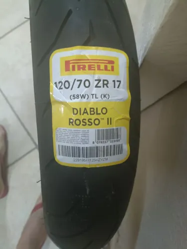 Pneu diablo Rosso ll 120/70 ZR 17