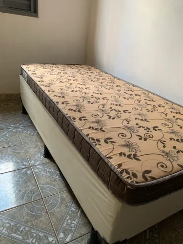 Cama box solteiro + colchão