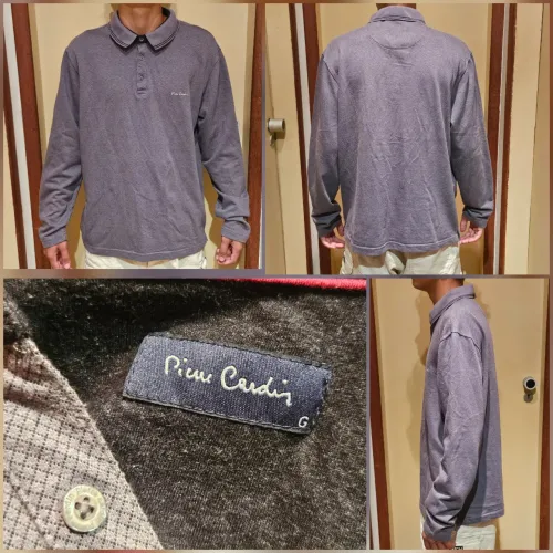 Gola Polo Manga Longa Pierre Cardin G