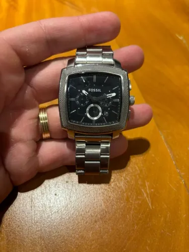 Relógio Fossil Cromado Masculino (Original)