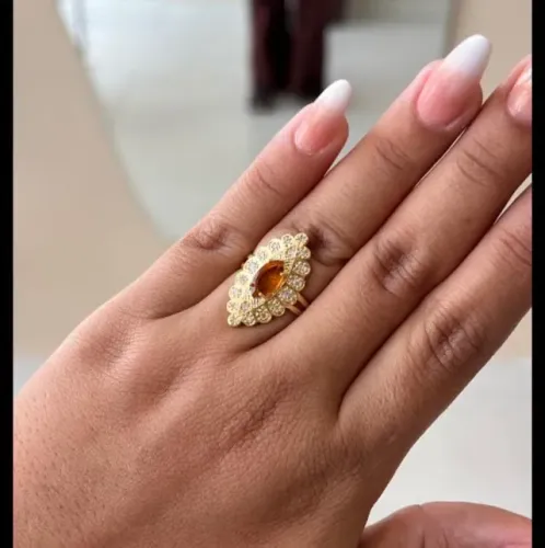Anel Marquise jóias