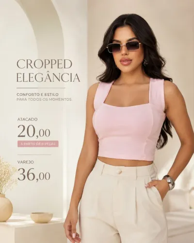 Cropped / atacado e varejo