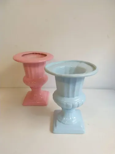 Conjunto vaso chá revelação