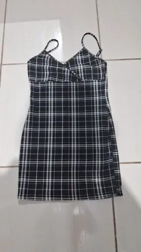 Vestido xadrez Shein P
